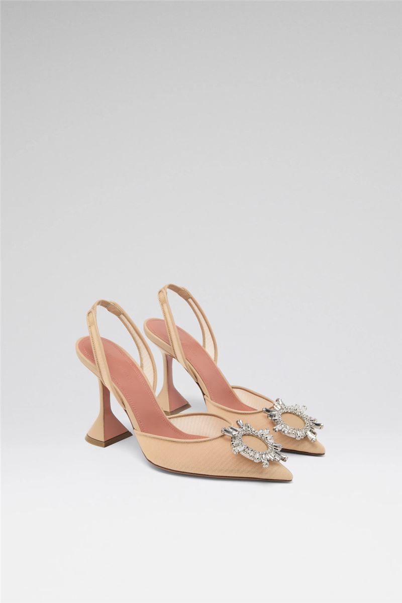 BEGUM MESH SLING 95 BEIGE MESH - AMINA MUADDI - Verso