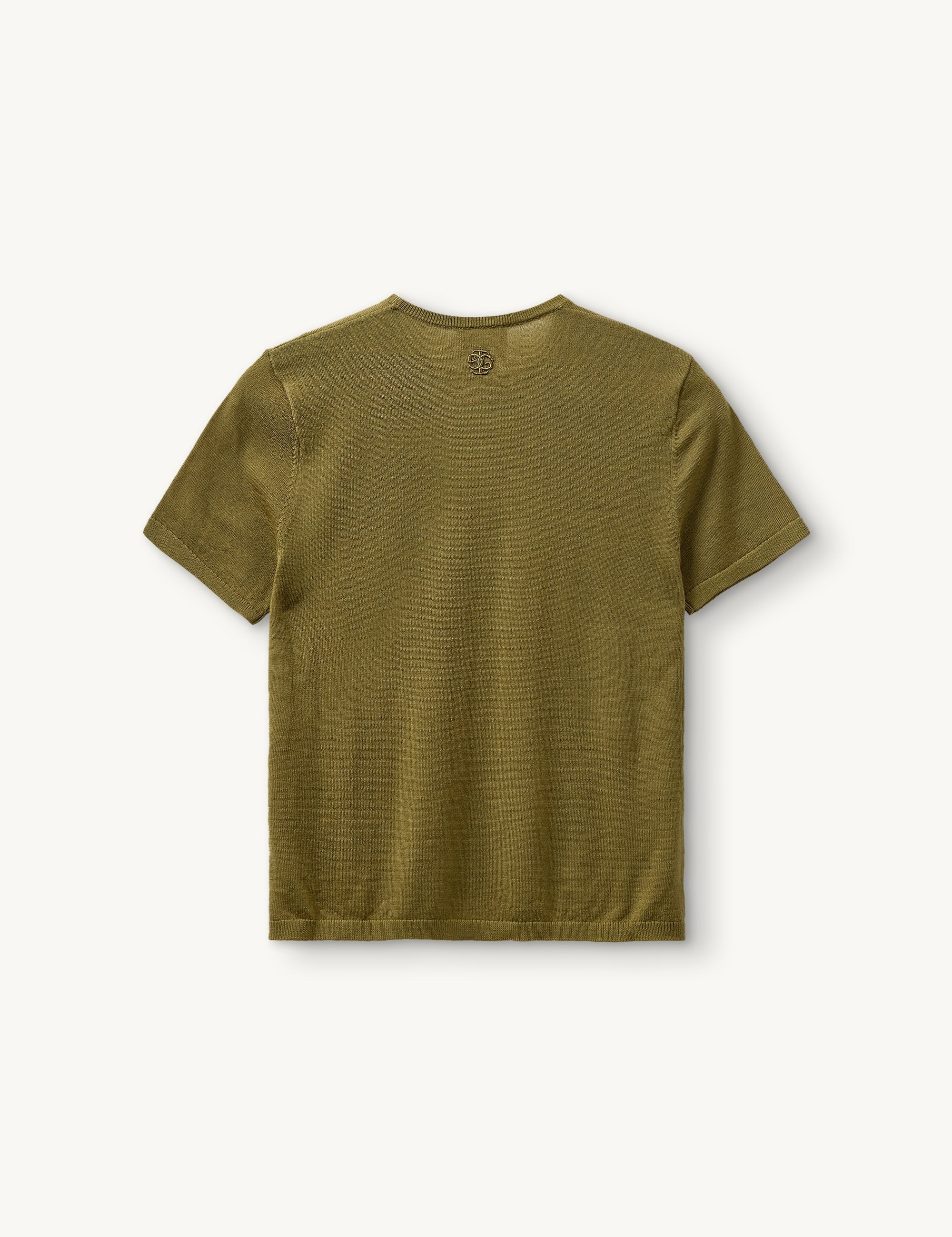 Bergen knit tee matcha green-THE GARMENT-Verso
