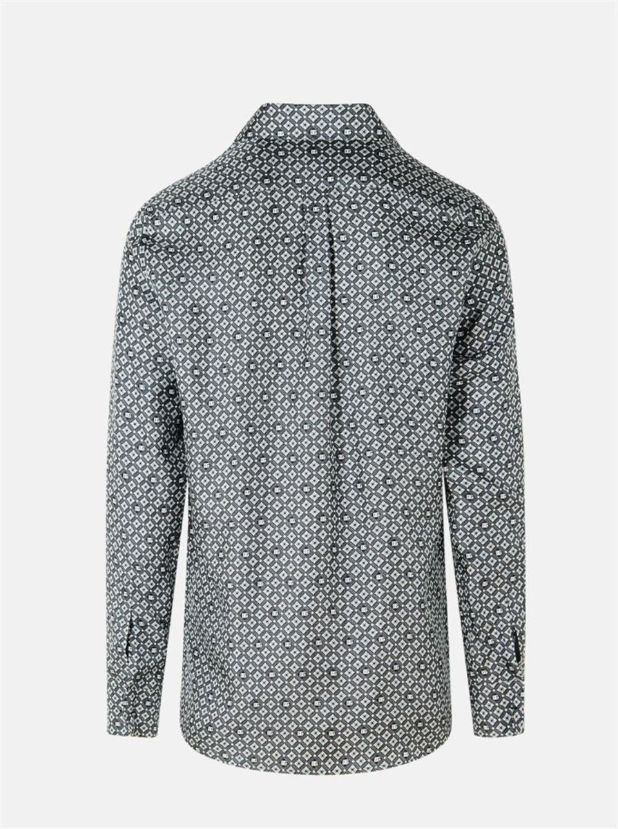 BLACK SILK SHIRT - DOLCE & GABBANA - Verso