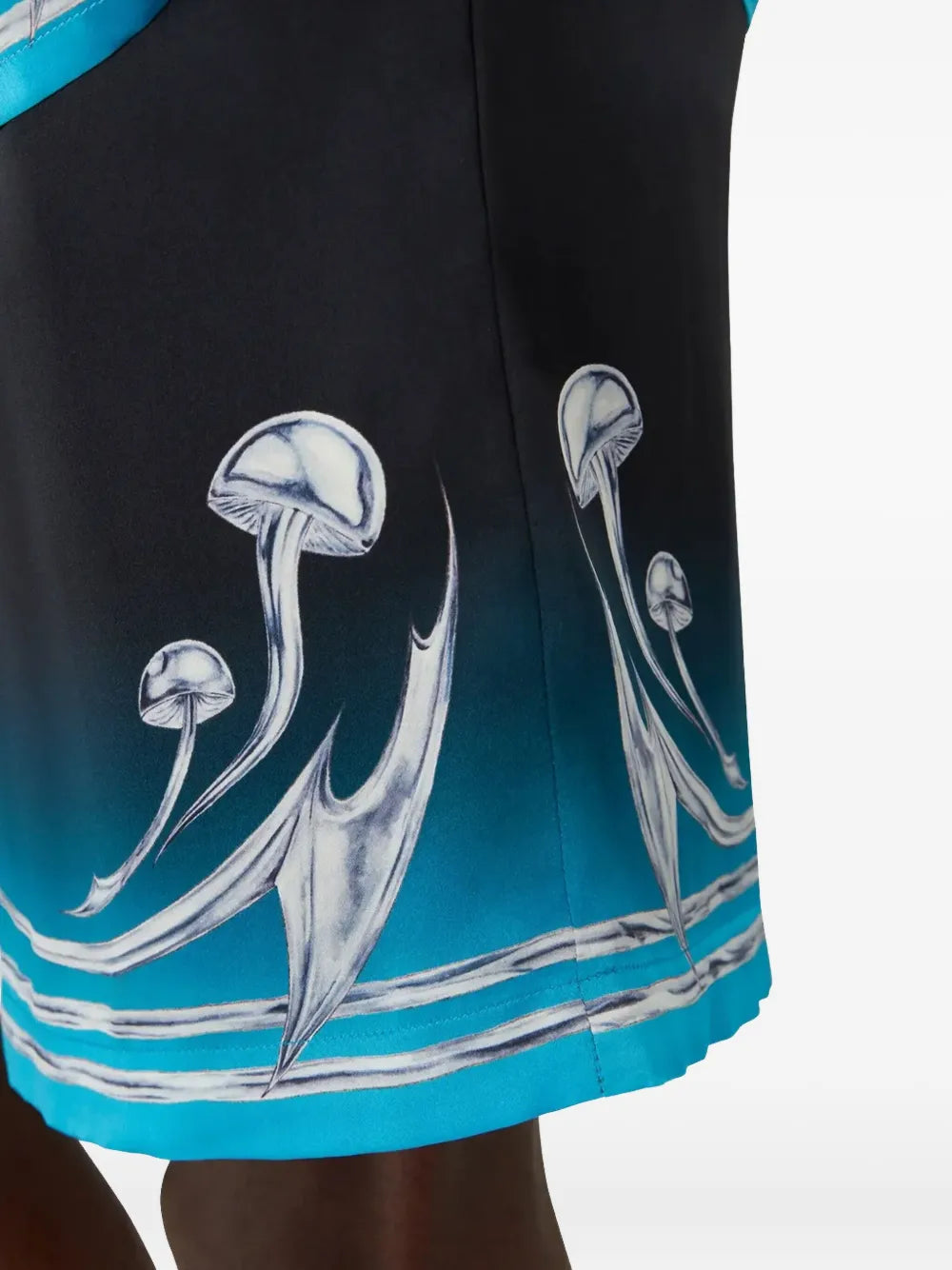 Blades mushroom-print shorts