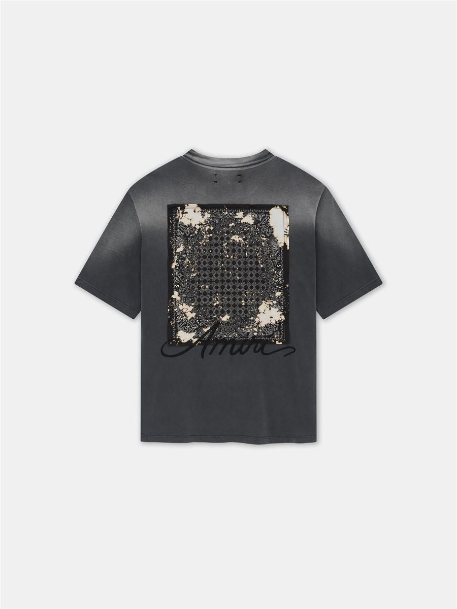 bleach bandana patch tee-AMIRI-Verso
