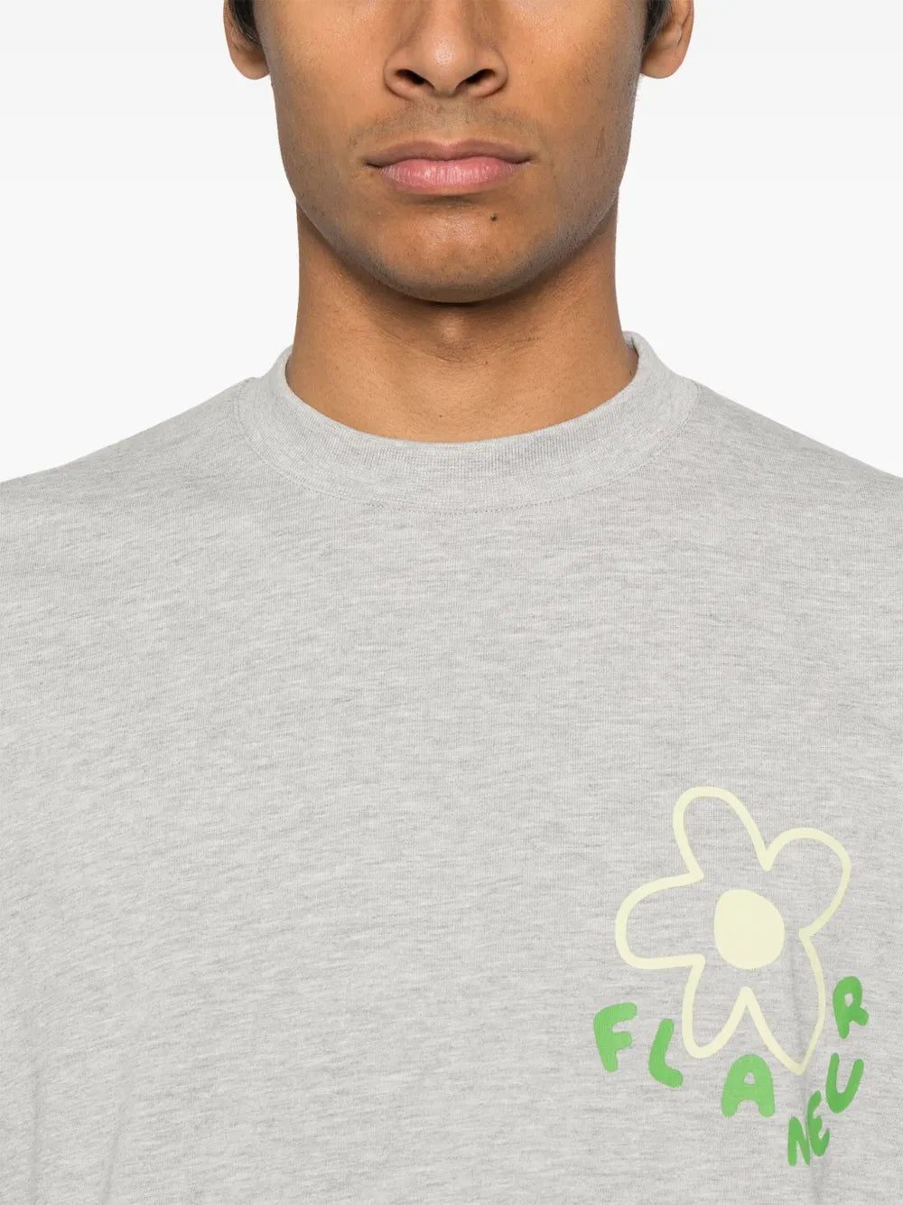 Blossom-print t-shirt-FLÂNEUR-Verso