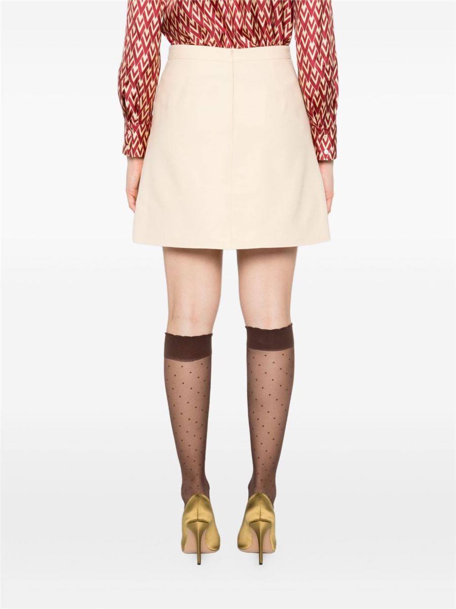 Bow-pocket mini skirt-VALENTINO-Verso
