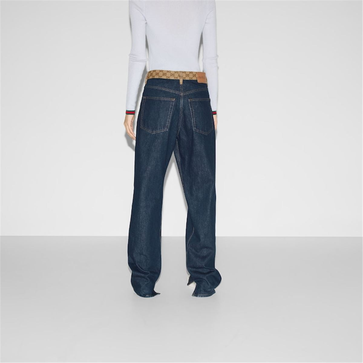 BOYFRIEND FIT DENIM PANT - GUCCI - Verso
