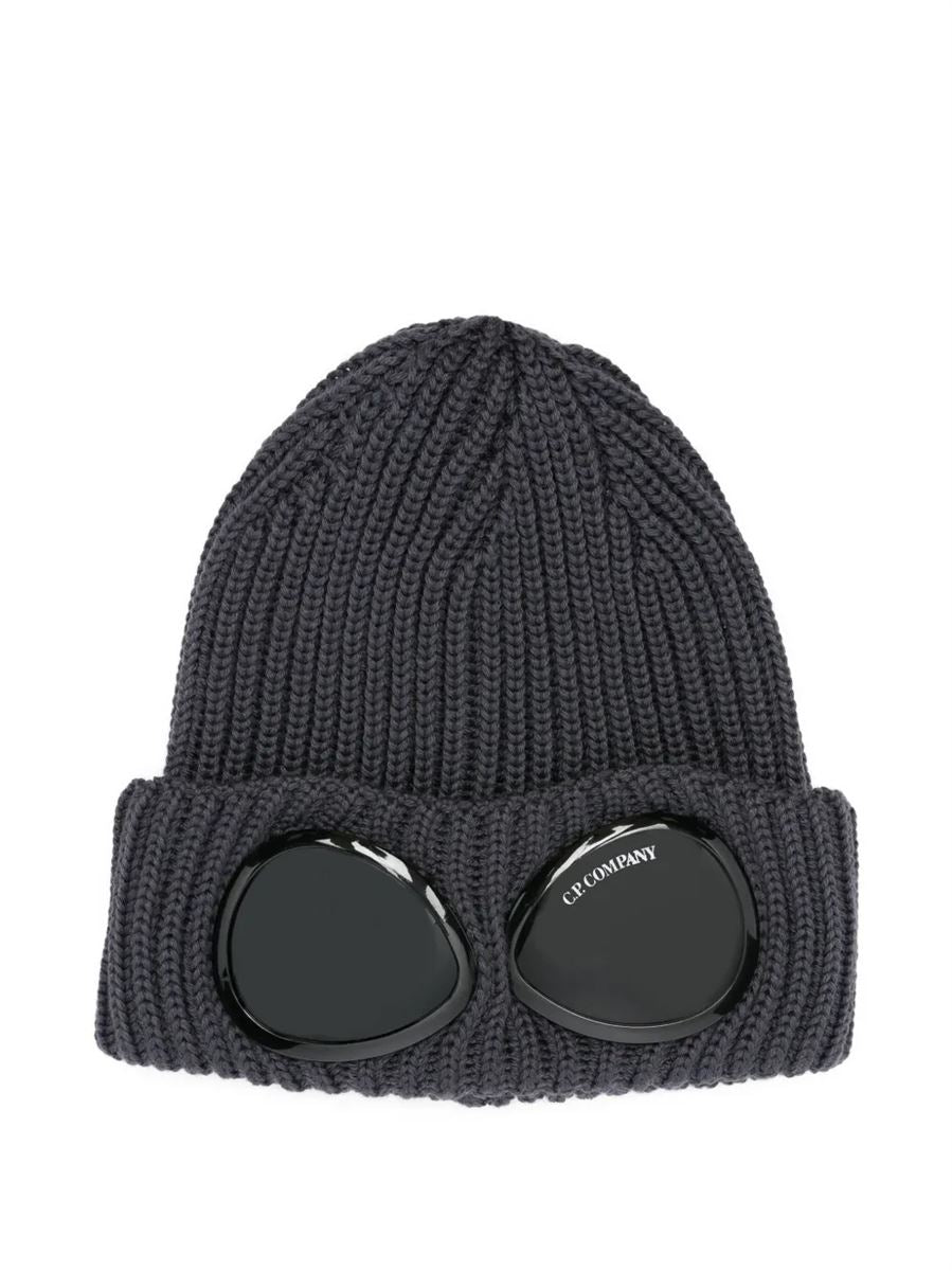 C.p. company goggle-lens ribbed beanie-CP COMPANY-Verso