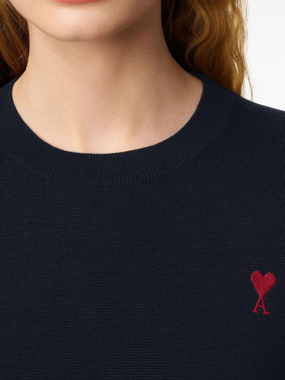 Paris Ami de Coeur Wool Crew-neck Sweater