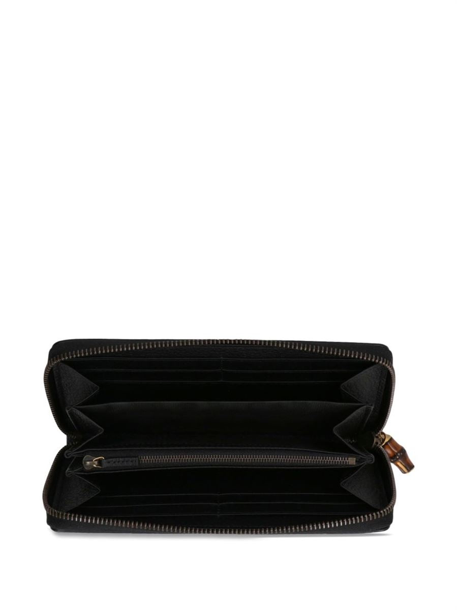 CALF-LEATHER ZIP-FASTENING WALLET - GUCCI - Verso