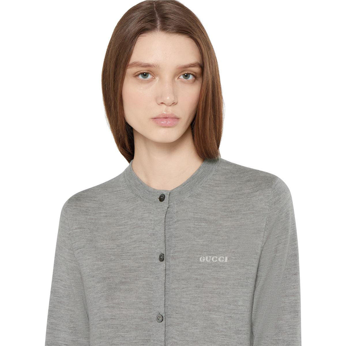 Cashmere Silk Cardigan-GUCCI-Verso