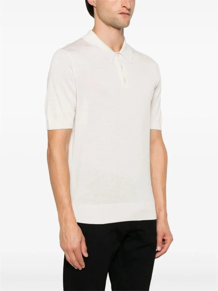 CASHMERE-SILK POLO SHIRT DOLCE & GABBANA