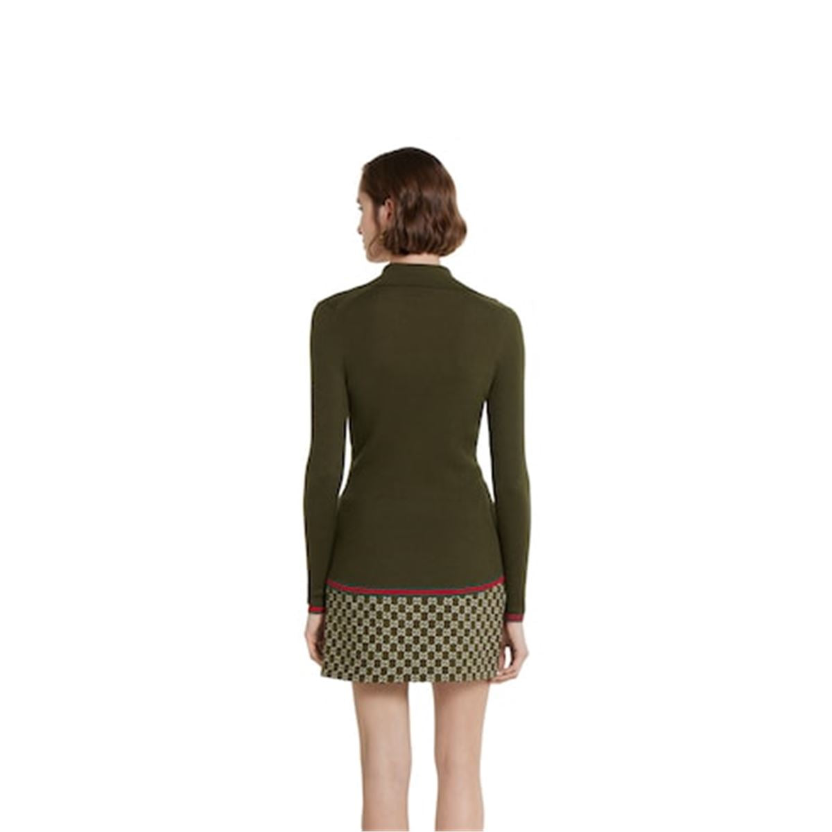 cashmere silk top with embroidery-GUCCI-Verso