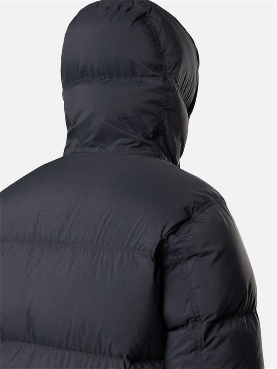 Down parka with water resistance and snap pockets-STONE ISLAND-Verso