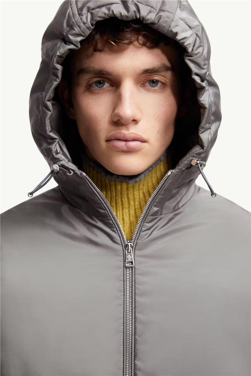 Poiliot hooded short down jacket-MONCLER-Verso