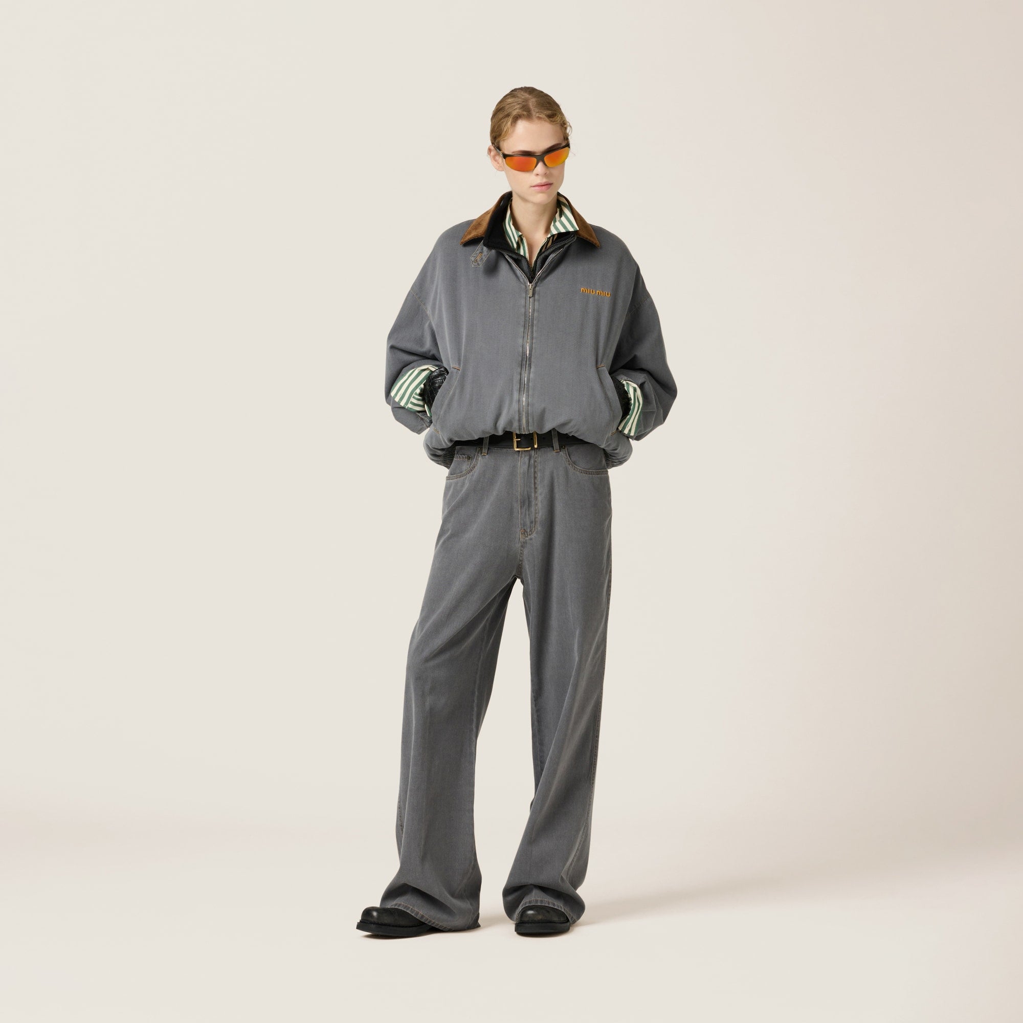 CHAMBRAY JEANS - MIU MIU - Verso