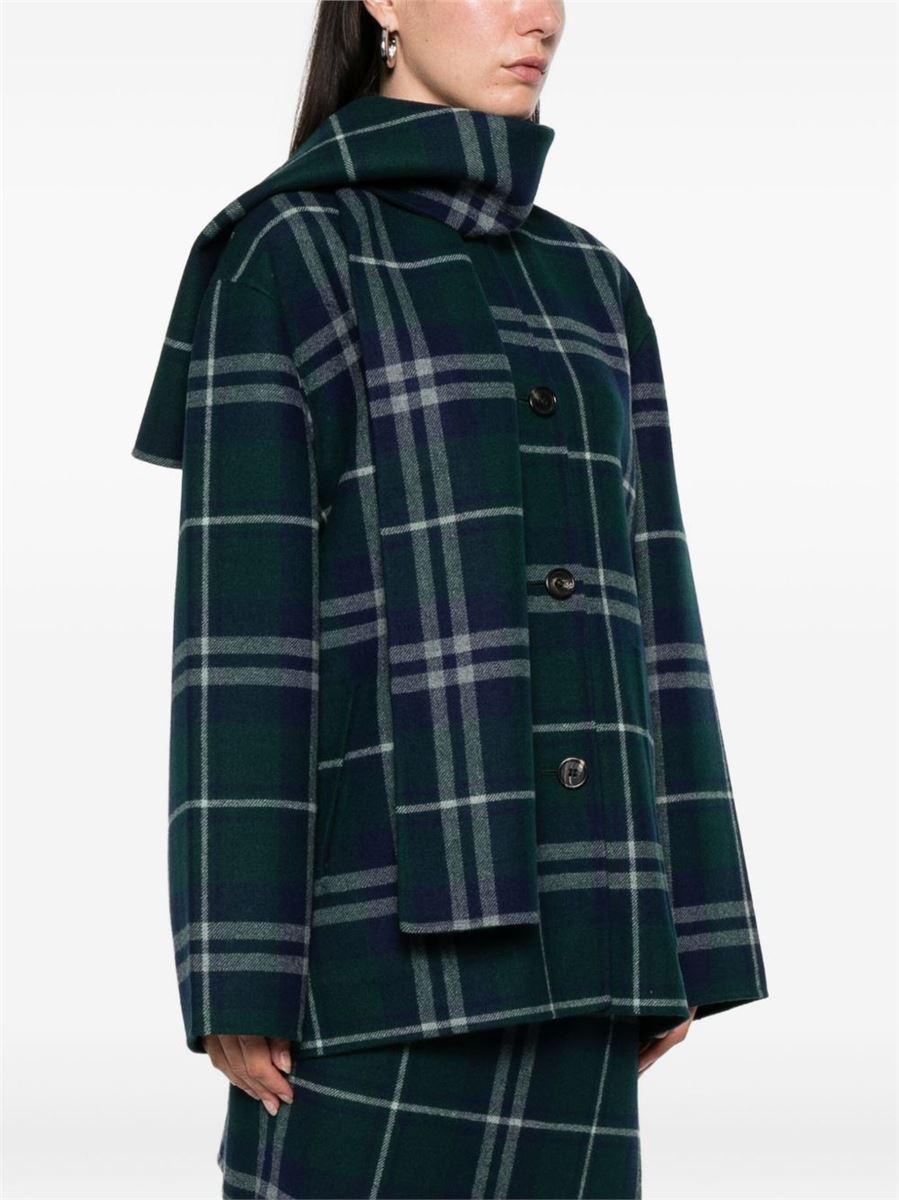 CHECK BUTTON-DOWN JACKET-ALICIA AUDREY-Verso