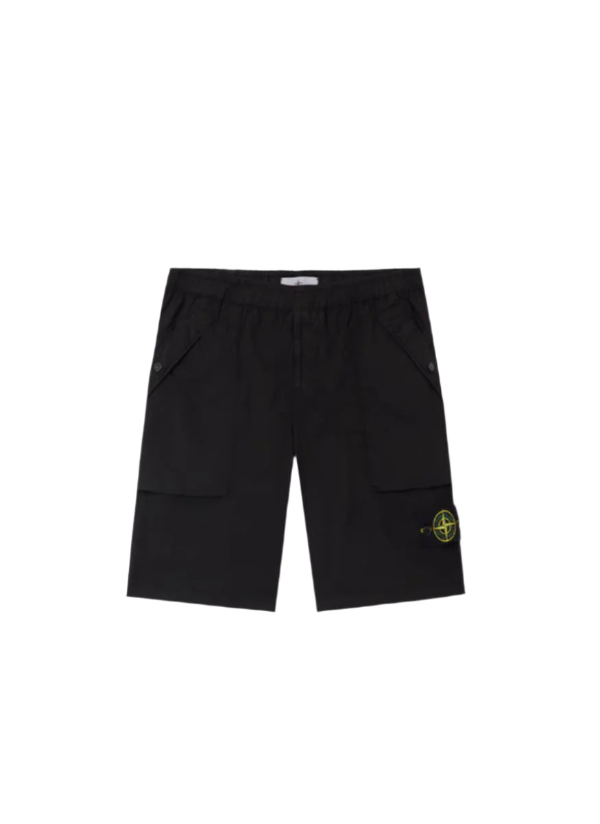 COMFORT FIT BERMUDA SHORTS WITH LARGE POCKETS-STONE ISLAND-Verso