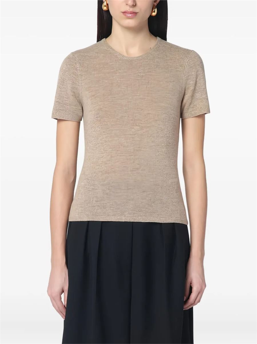 Como knit tee grey melange-THE GARMENT-Verso