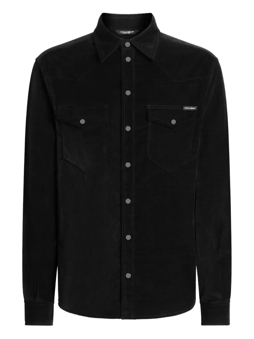Corduroy shirt-DOLCE & GABBANA-Verso
