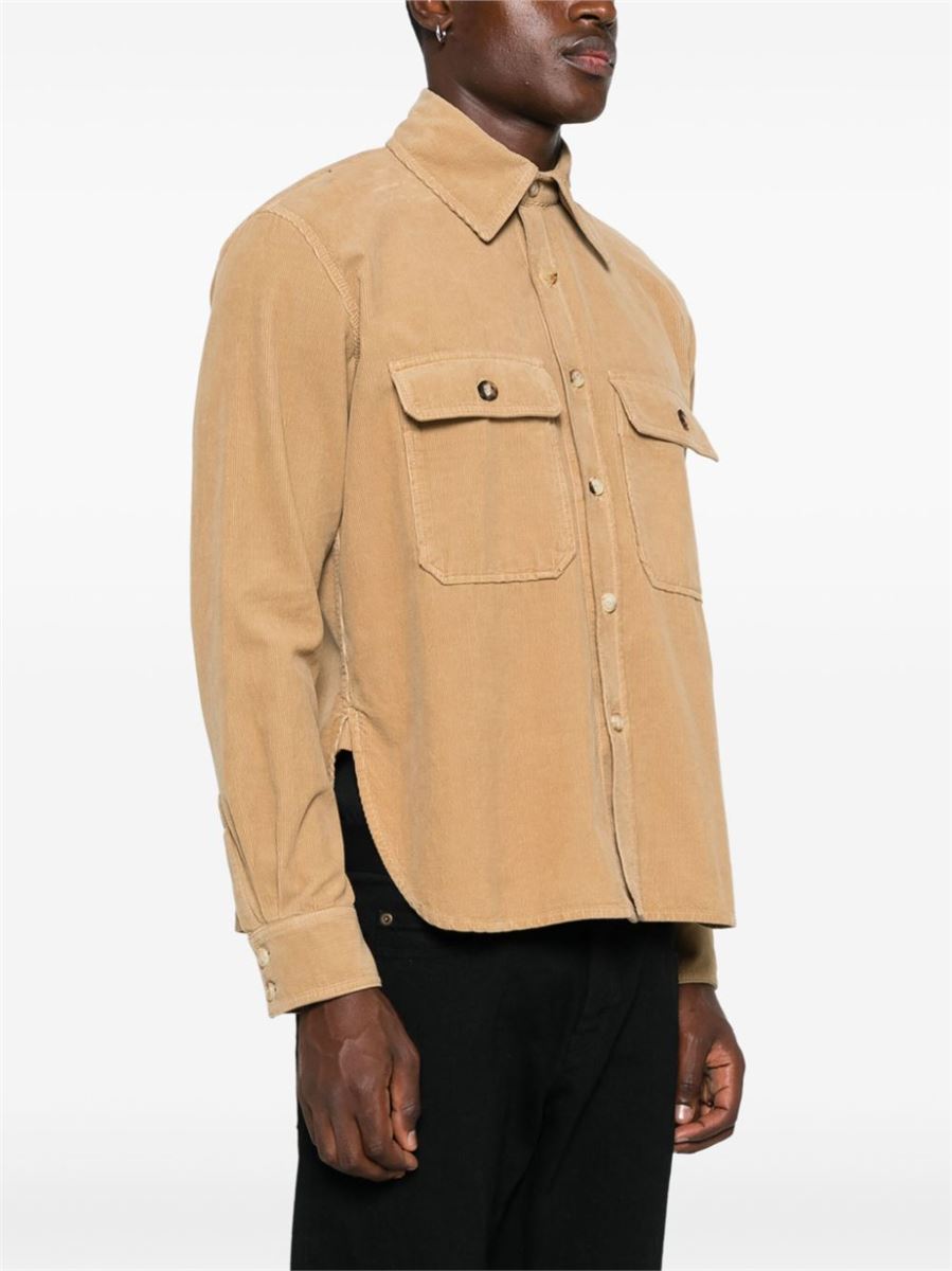 Corduroy shirt-SAINT LAURENT-Verso
