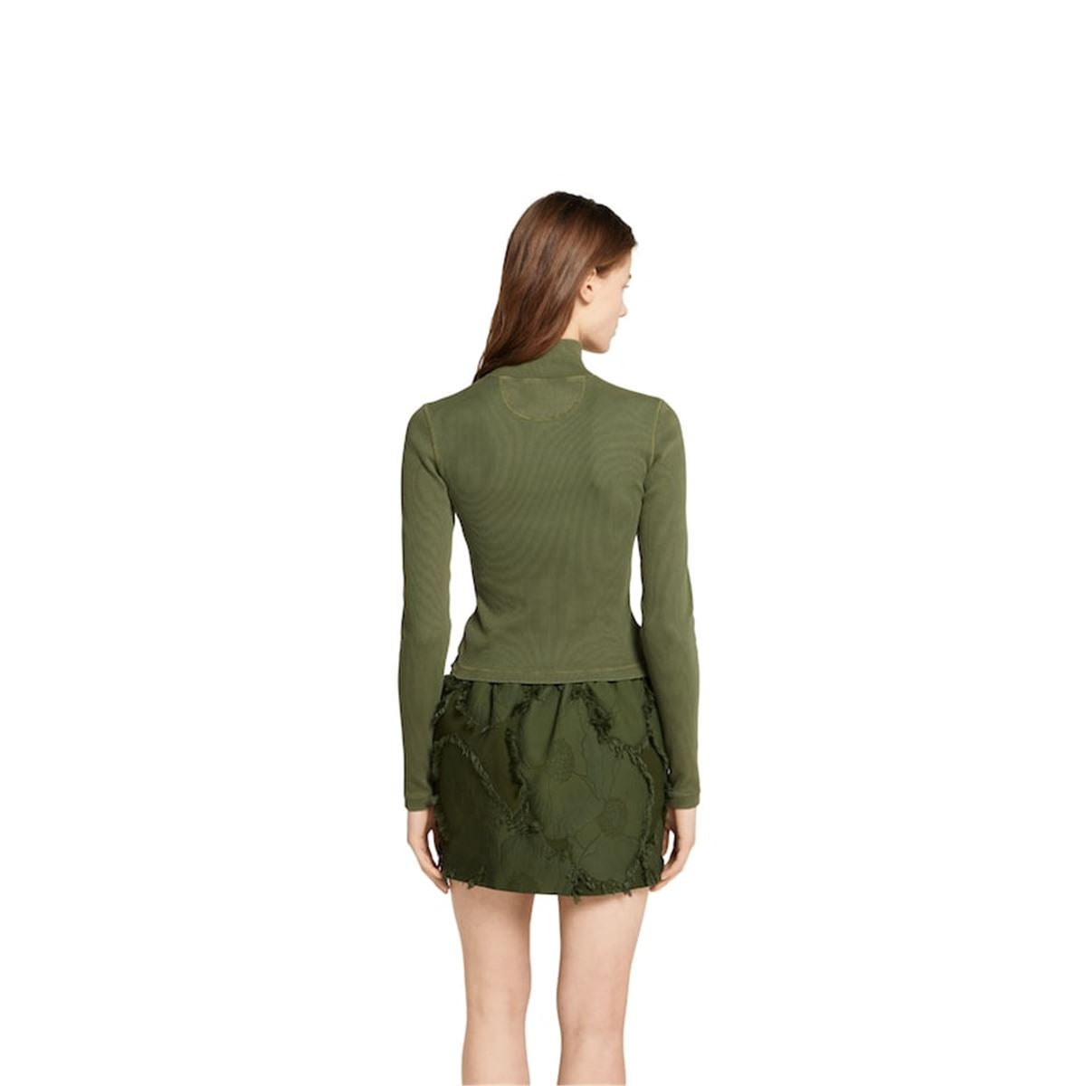 COTTON RIB LONG-SLEEVE T-SHIRT - GUCCI - Verso