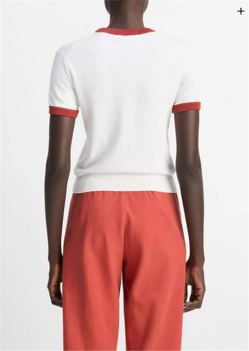 COTTON RINGER SWEATER T-SHIRT-VINCE-Verso