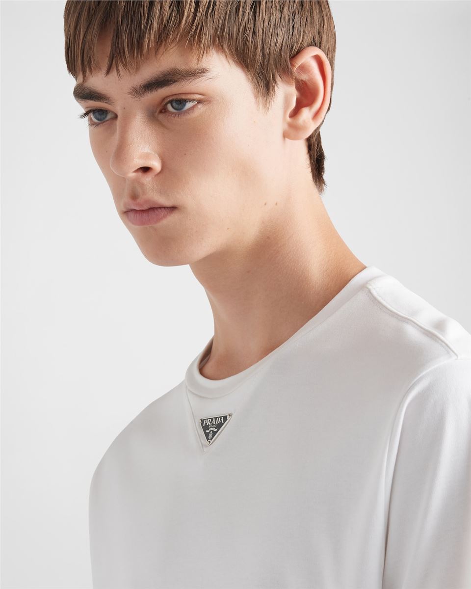 cotton t-shirt-PRADA-Verso