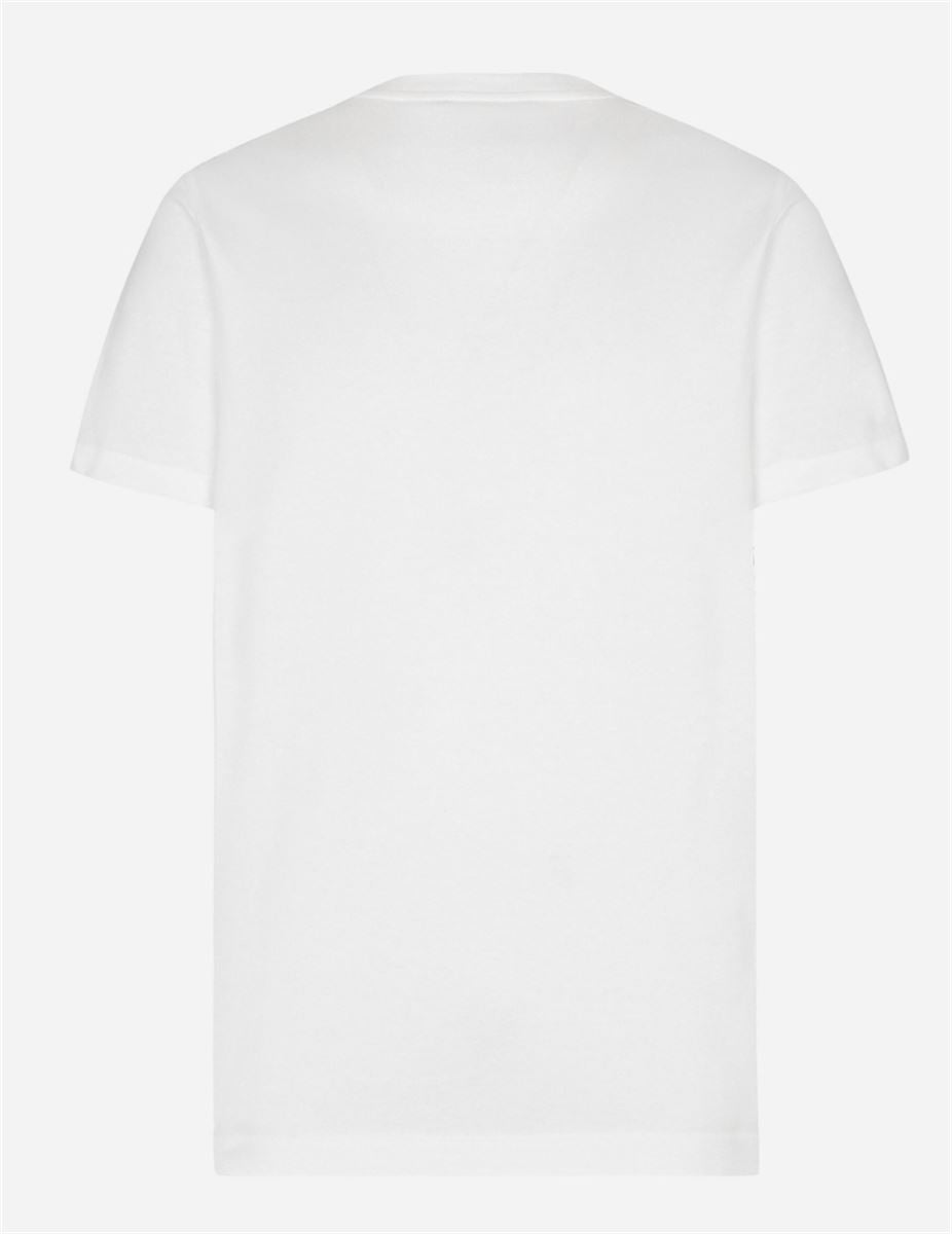 COTTON T-SHIRT WITH LOGO - DOLCE & GABBANA - Verso