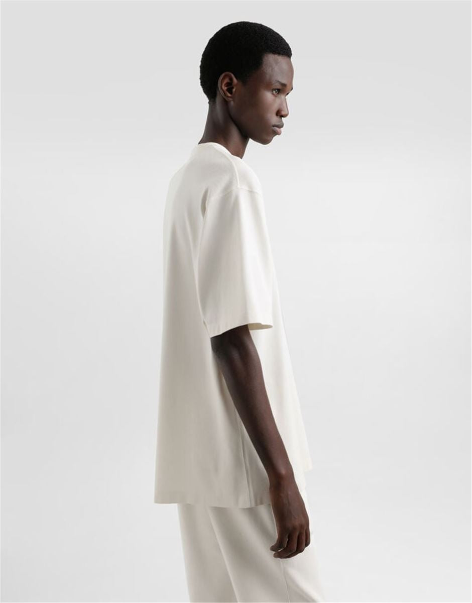 COTTON T-SHIRT WITH TAG - DOLCE & GABBANA - Verso