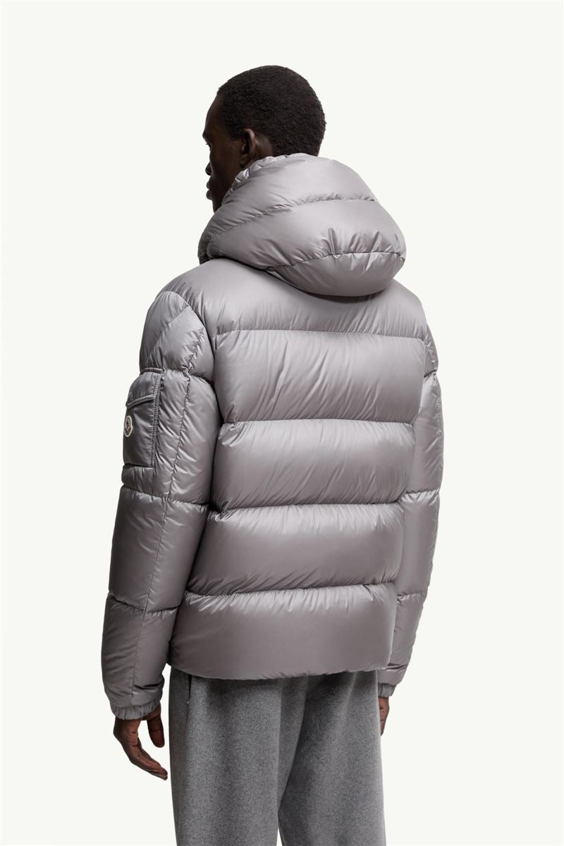 couyere hooded short down jacket-MONCLER-Verso