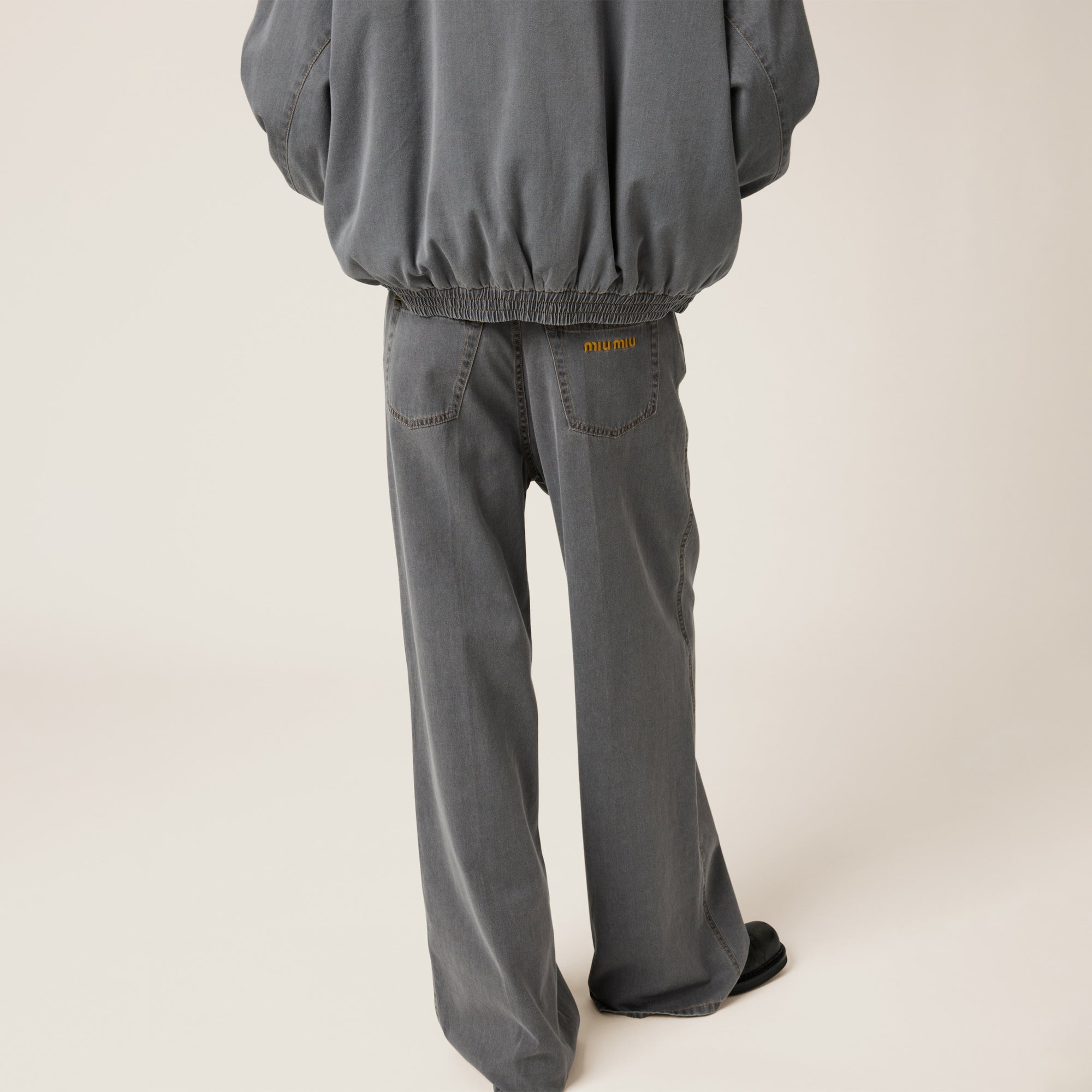CHAMBRAY JEANS - MIU MIU - Verso