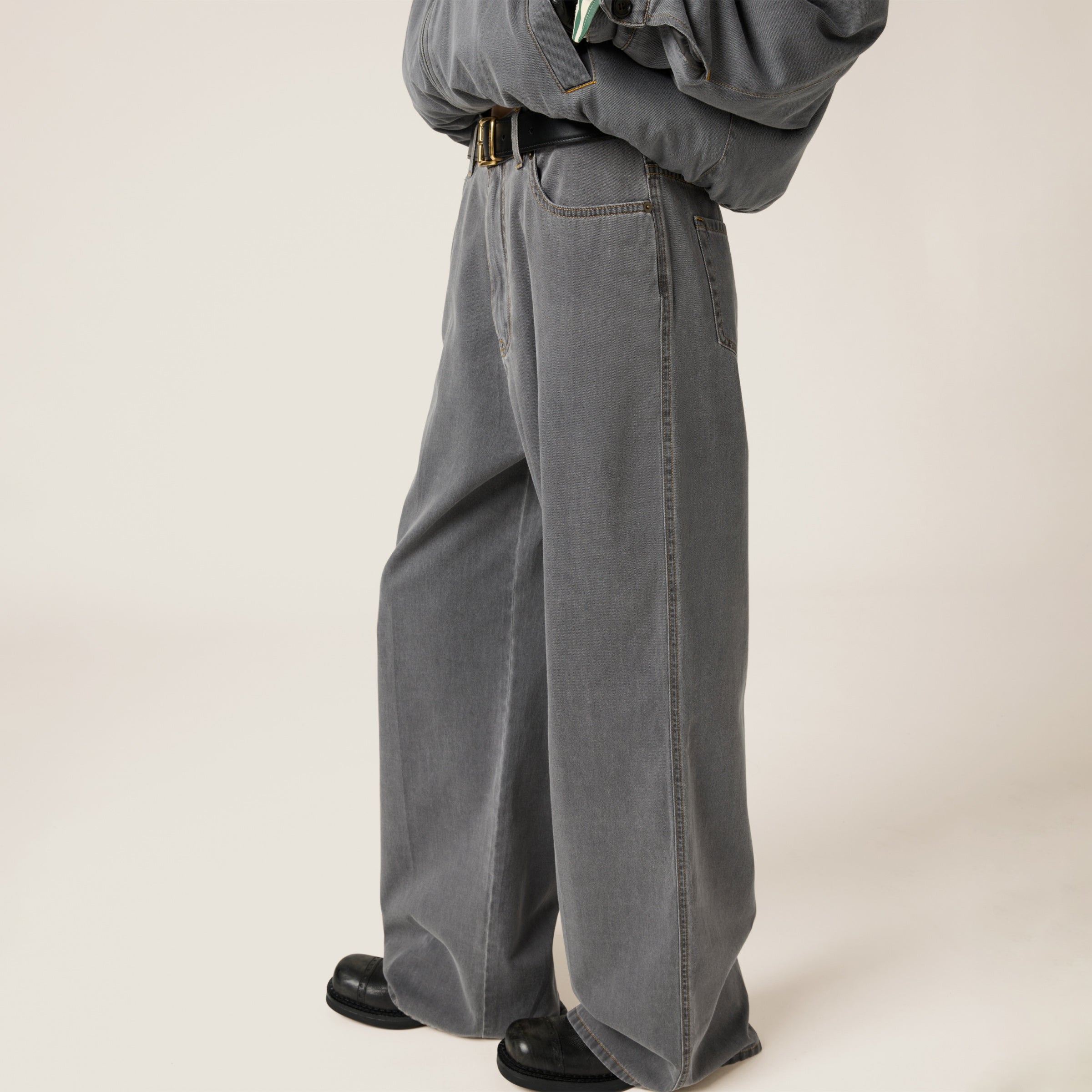 CHAMBRAY JEANS - MIU MIU - Verso