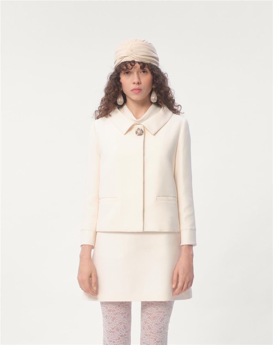 CREPE COUTURE JACKET - VALENTINO - Verso