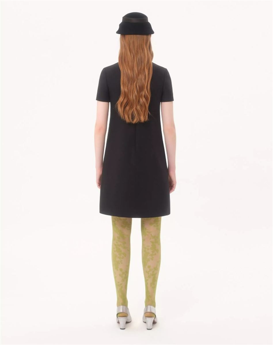 CREPE COUTURE SHORT DRESS-VALENTINO-Verso