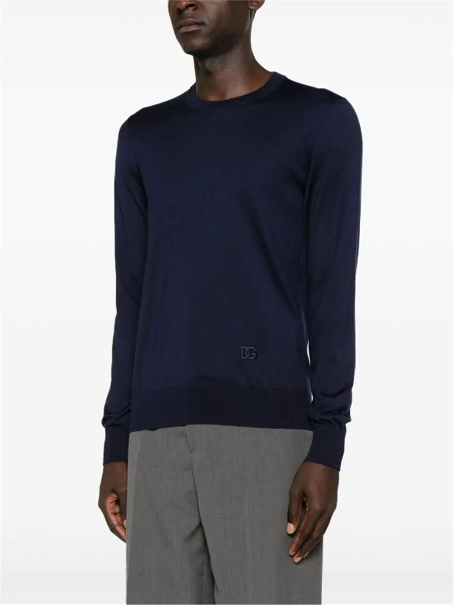 crew-neck silk jumper DOLCE & GABBANA