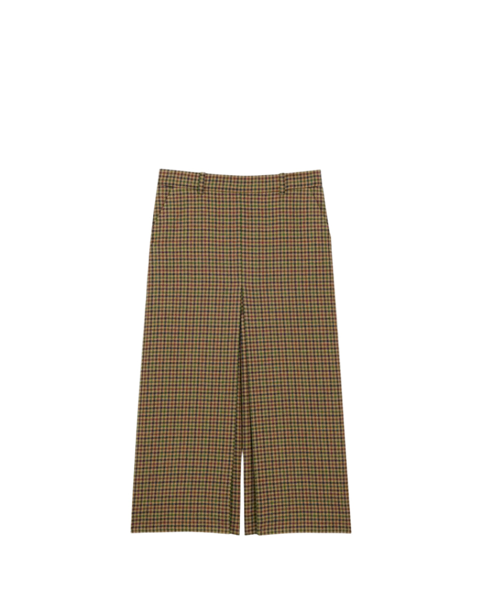 CULOTTES IN WOOL CHECK-SAINT LAURENT-Verso