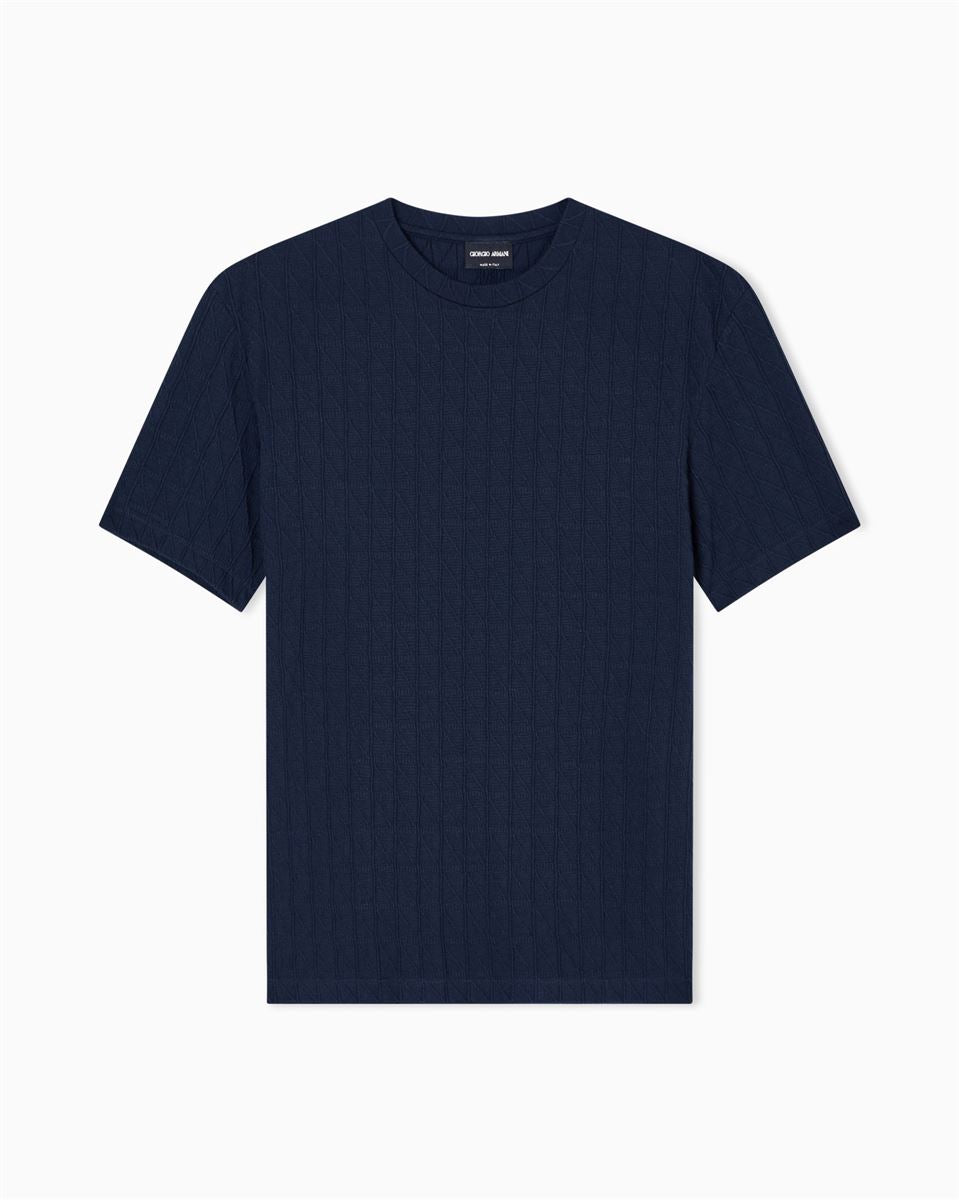 asv stretch cashmere and viscose-blend crew-neck t-shirt