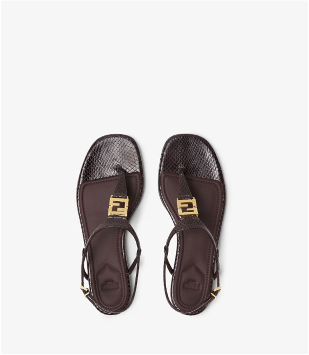 DARK PURPLE AYERS FLIP-FLOPS-FENDI-Verso