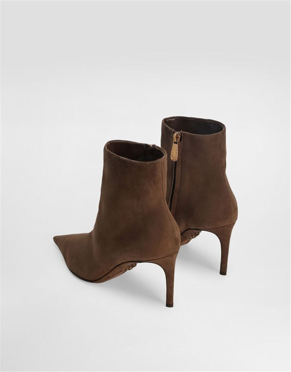 Devotion suede ankle boots-DOLCE & GABBANA-Verso