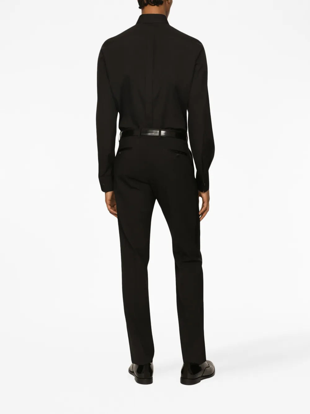 Dolce & gabbana gold-fit cotton tuxedo shirt-DOLCE&GABBANA-Verso