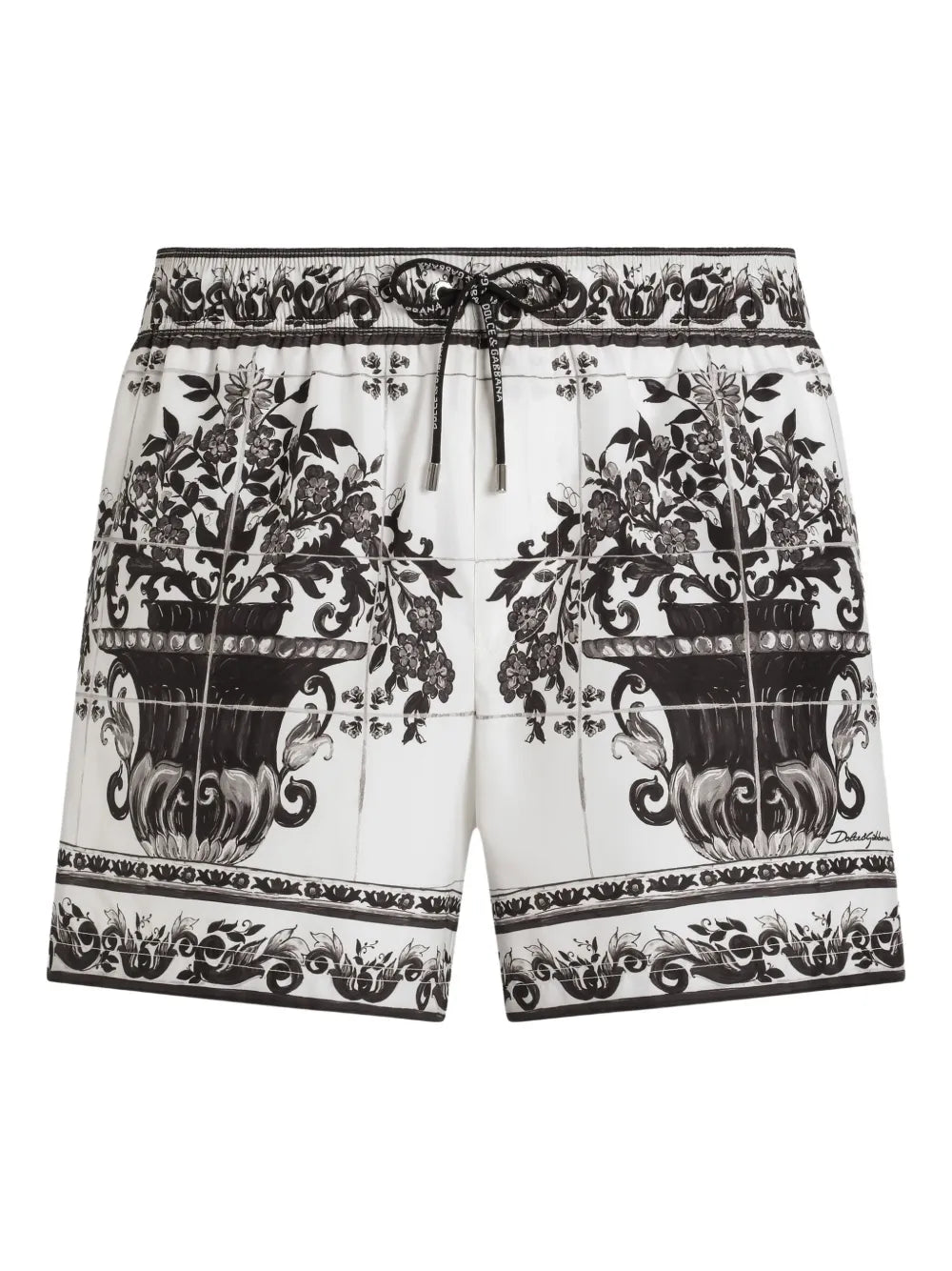 Dolce & gabbana graphic-print swim shorts-DOLCE&GABBANA-Verso