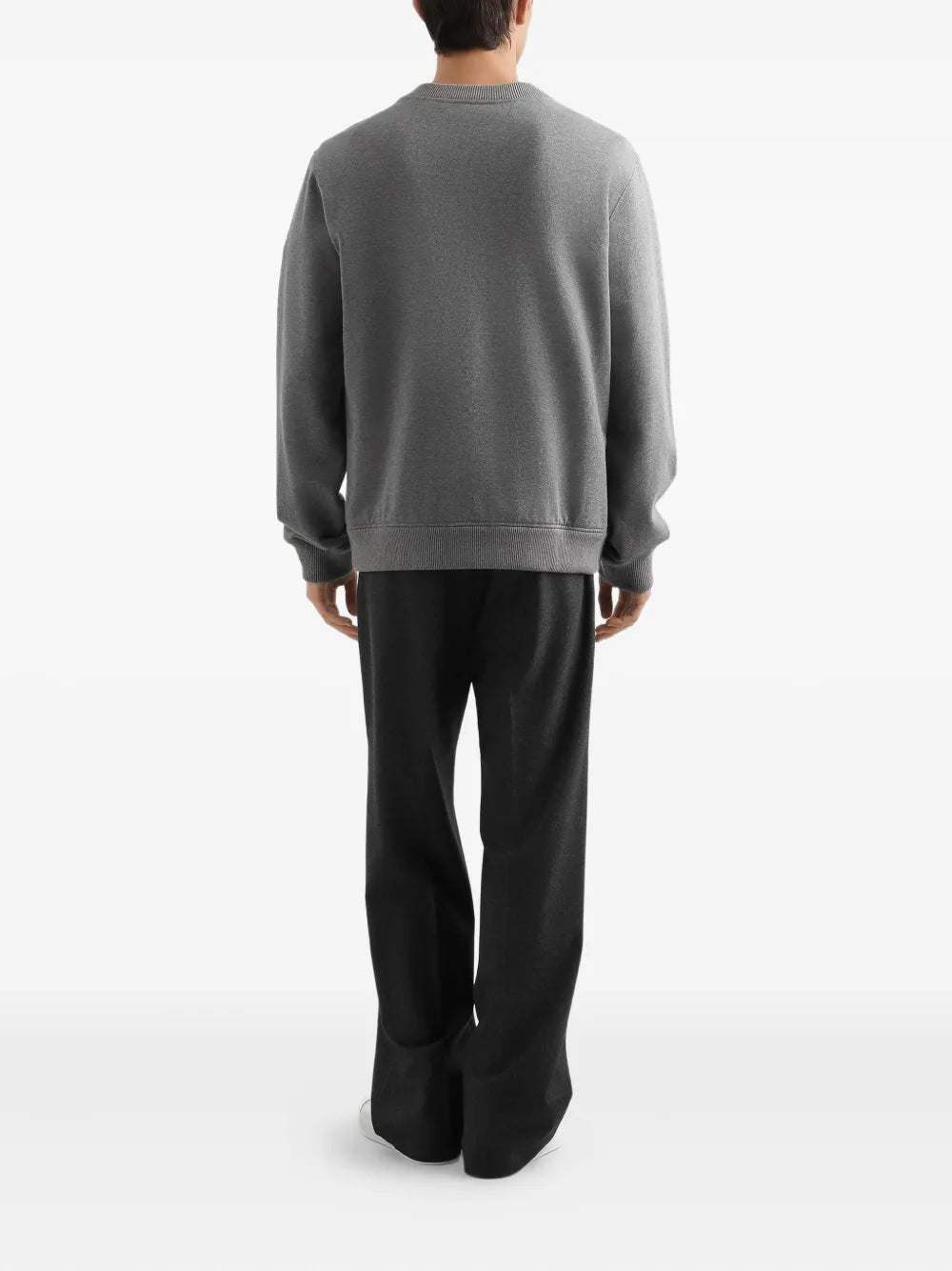 Dolce & gabbana logo-appliqué sweatshirt