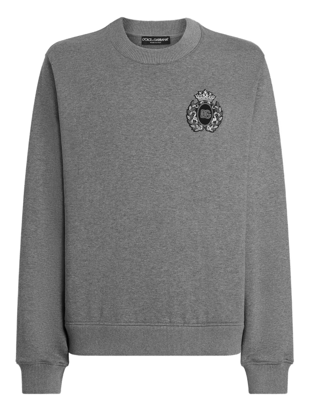 Dolce & gabbana logo-appliqué sweatshirt