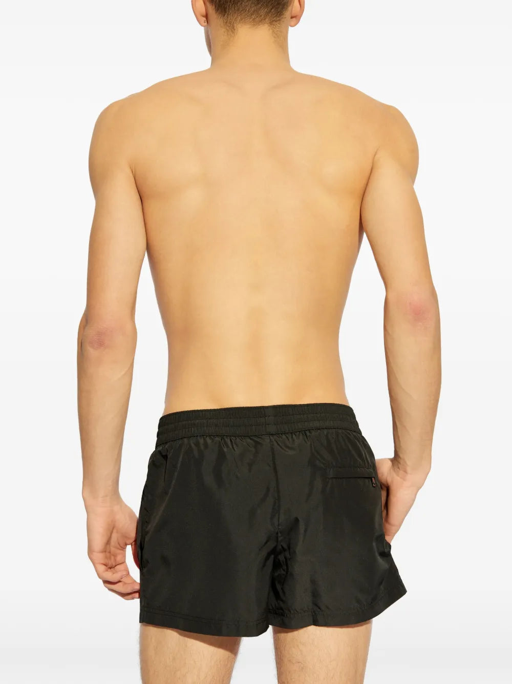 Dolce & gabbana logo-plaque swim shorts-DOLCE&GABBANA-Verso