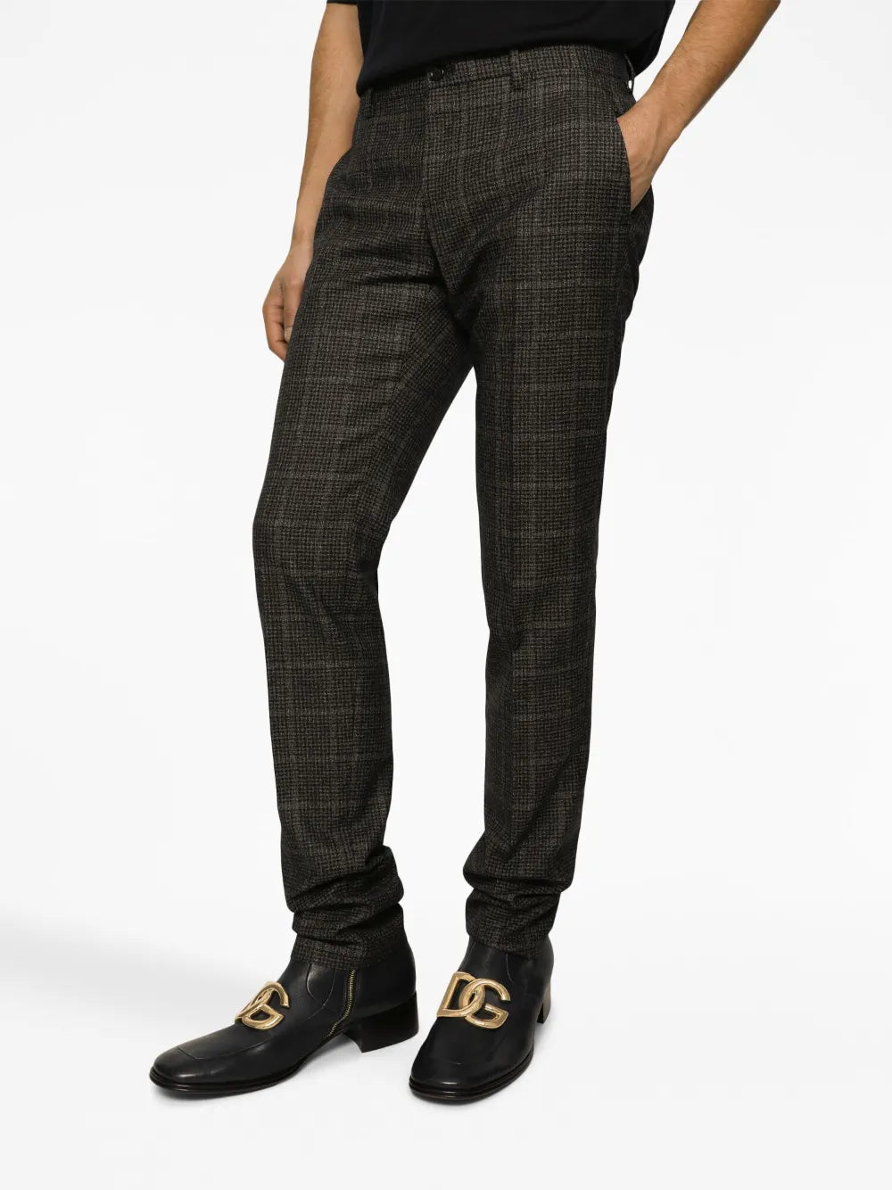 Dolce & gabbana plaid-check tailored trousers-DOLCE&GABBANA-Verso