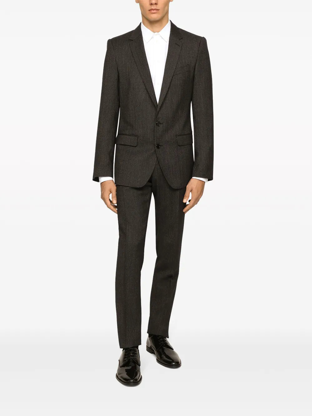 Dolce & gabbana peak-lapels straight-leg single-breasted suit-DOLCE&GABBANA-Verso