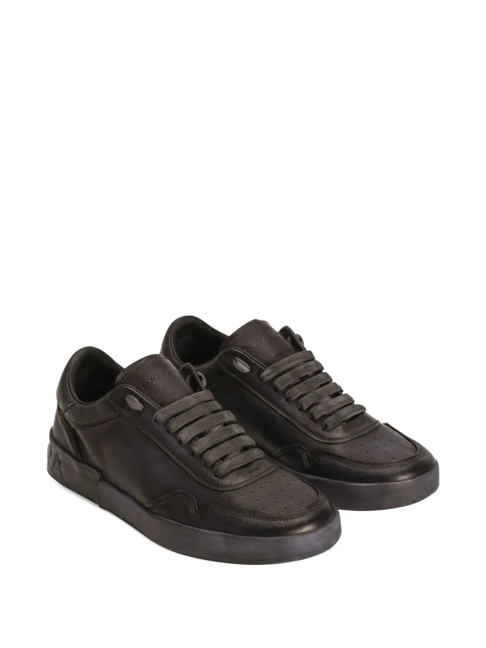 Dolce & gabbana portofino leather lace-up sneakers-DOLCE&GABBANA-Verso