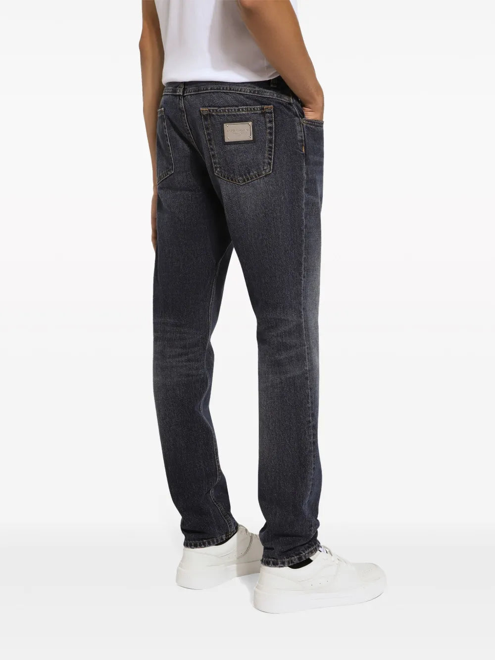 Dolce & gabbana straight-leg cotton jeans-DOLCE&GABBANA-Verso