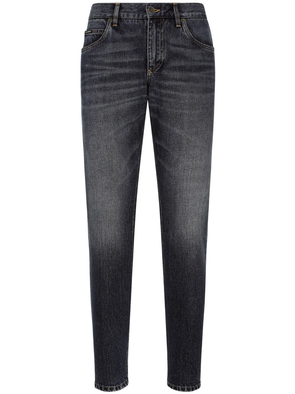 Dolce & gabbana straight-leg cotton jeans-DOLCE&GABBANA-Verso