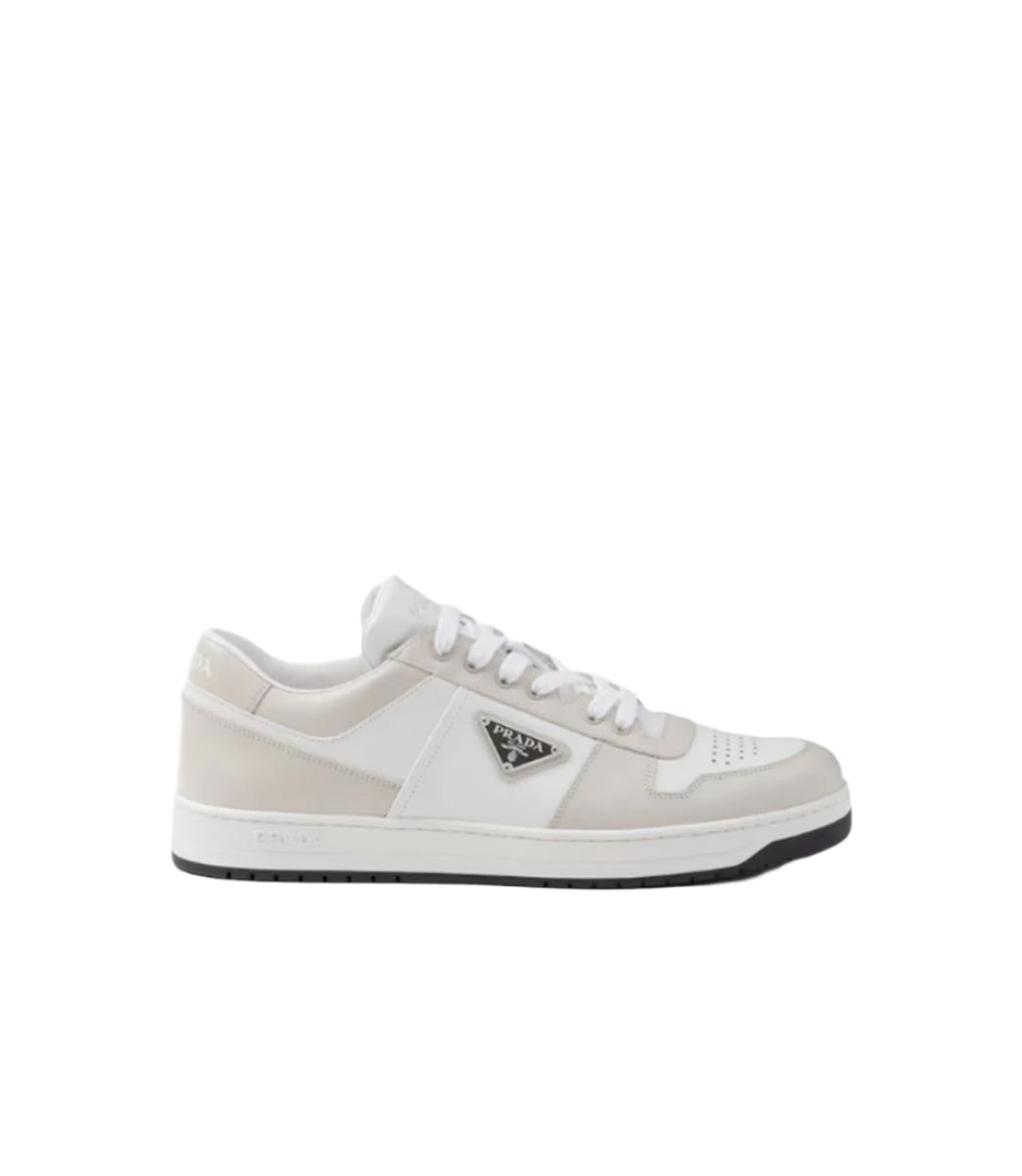 DOWNTOWN LEATHER SNEAKERS - PRADA - Verso