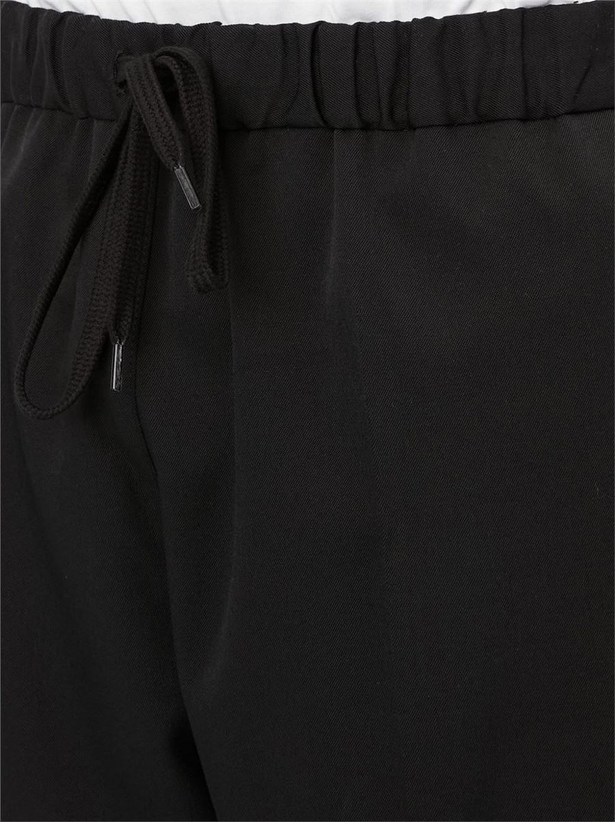 DRAWSTRING CROPPED TROUSERS-MM6-Verso