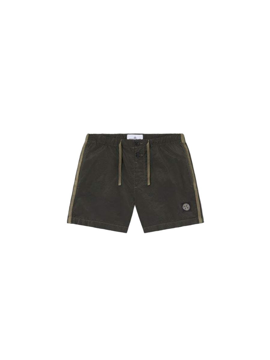 Drawstring-fastening shorts-STONE ISLAND-Verso
